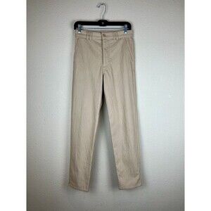 COS Women Sz 2 $88 Regular Chinos Trouser Pants Khaki Beige Straight Leg Jeans